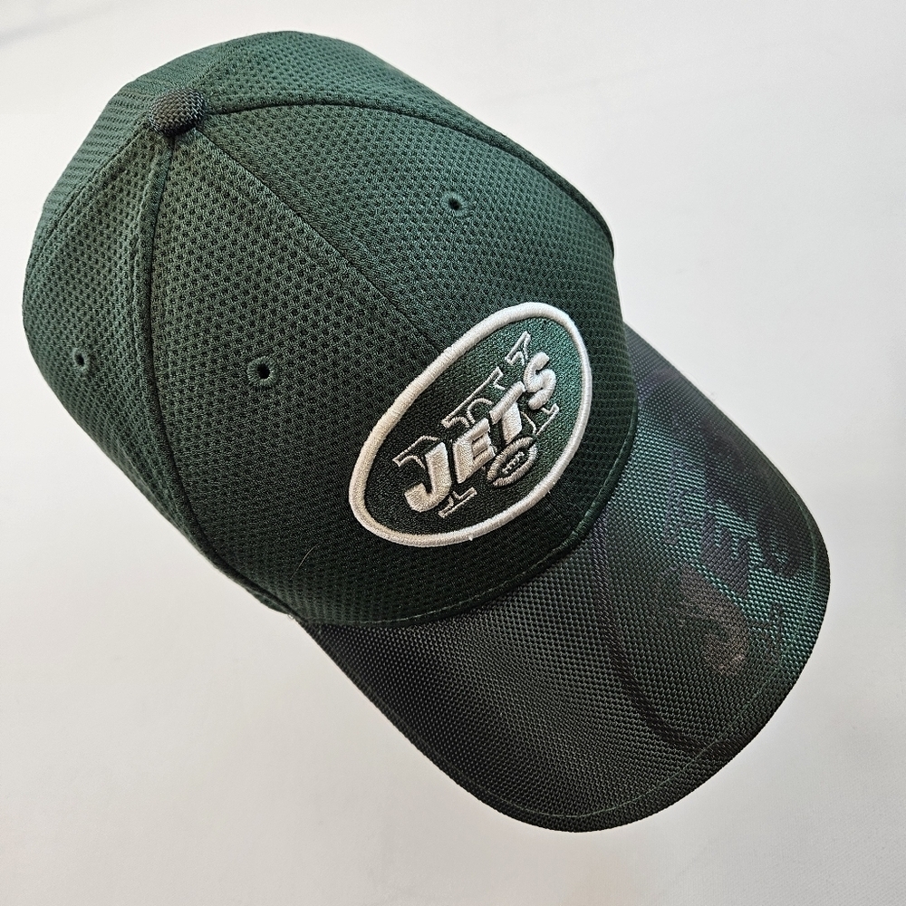 New Era 3930 New York NY Jets Green NFL Flex Fit Sideline Hat Large/ XL Microera